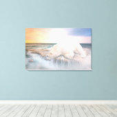 Polair Beer Canvas Afdruk (Insitu (Houten vloer))