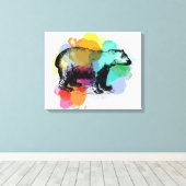 Polair Beer Canvas Afdruk (Insitu (Houten vloer))