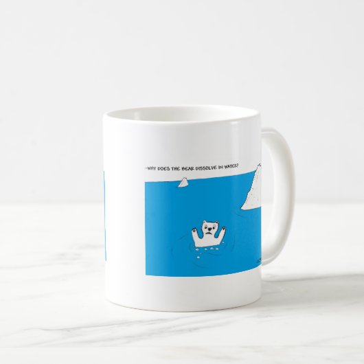 Polair beer chemie grap koffiemok (Voorkant rechts)