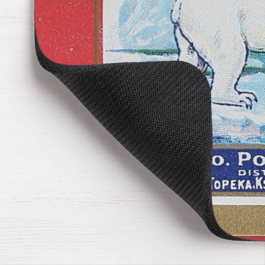 Polair Beer dat op lievelingseten tikt Muismat (Hoek)