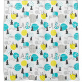 Polair beer douchegordijn (Voorkant)