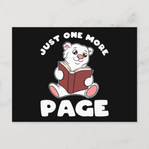 Polair Beer en boeken nog maar één pagina Briefkaart