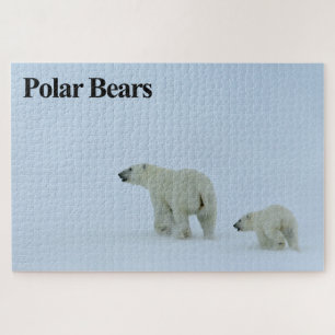 Polair Beer en Cub Jigzaag Puzzle Legpuzzel