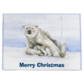 Polair Beer en Cub Large Cadeautasje (Voorkant)