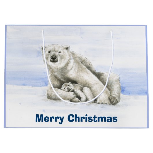 Polair Beer en Cub Large Cadeautasje (Voorkant)