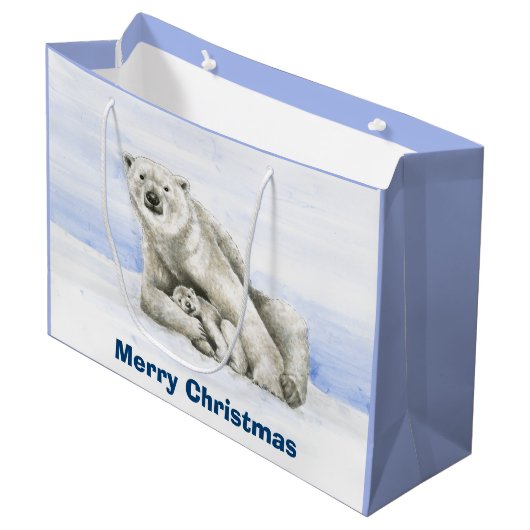 Polair Beer en Cub Large Cadeautasje (Voorkant Gekanteld)