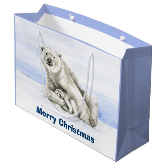 Polair Beer en Cub Large Cadeautasje (Achterkant Gekanteld)