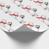 Polair Beer en Penguin Cadeaupapier (Hoek)