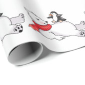 Polair Beer en Penguin Cadeaupapier (Rol Hoek)