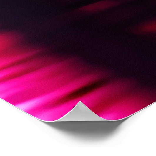 Polair beer en vuurwerk in de stad | AI Art. Poster (Hoek)