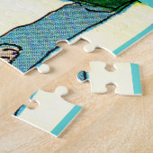 polair beer en zeegarens legpuzzel (Zijkant)