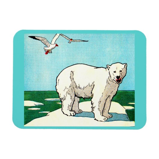 polair beer en zeegarens magneet (Horizontaal)