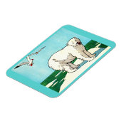 polair beer en zeegarens magneet (Linkerzijde)