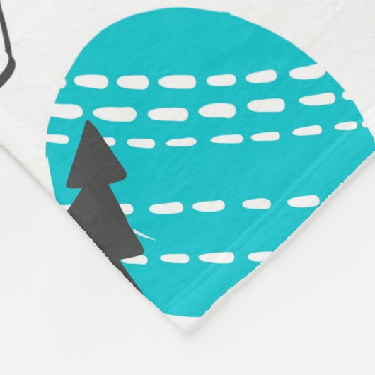 Polair beer fleece deken (Hoek)