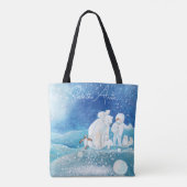 Polair Beer, Fox, Penguin en Snowman Save the Arct Tote Bag (Achterkant)