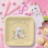 Polair Beer Geel Baby shower Bord (Feest)