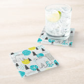 Polair beer glazen onderzetter (Schuin)