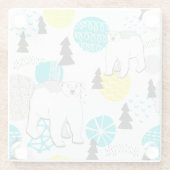 Polair beer glazen onderzetter (Achterkant)