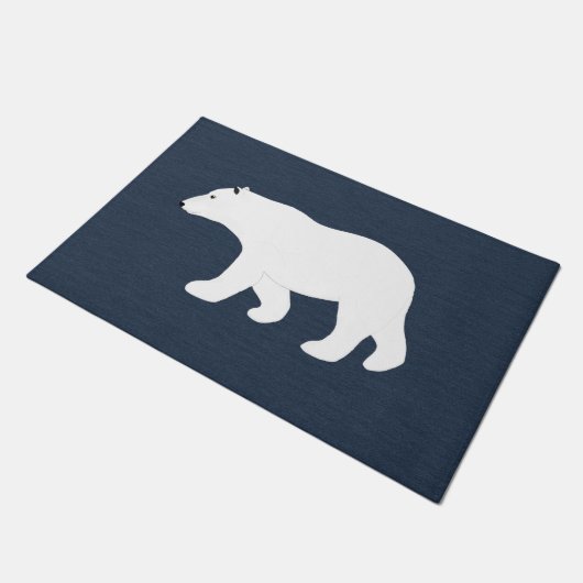 Polair Beer Grote Doormat Deurmat (Schuin)