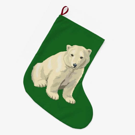 Polair Beer Grote Kerstsok (Voorkant (Hangend))