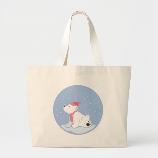 Polair Beer Grote Tote Bag (Voorkant)