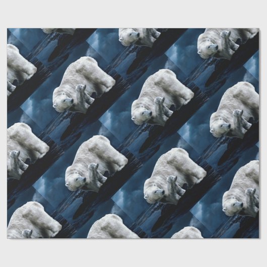 Polair Beer - Half brick Cadeaupapier (Vlak)