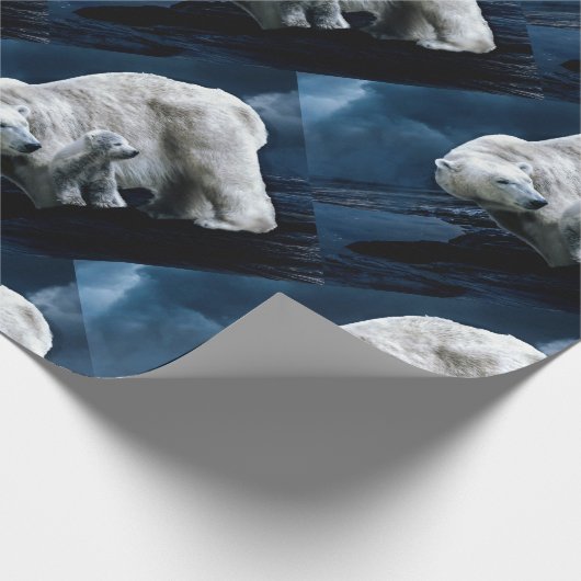 Polair Beer - Half brick Cadeaupapier (Hoek)