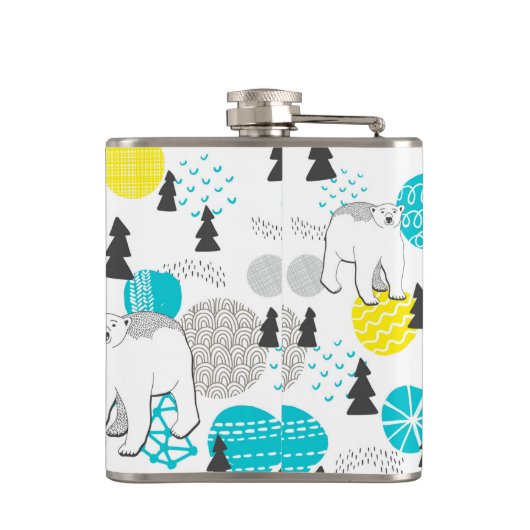 Polair beer heupfles (Achterkant)