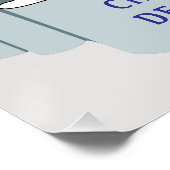 POLAIR BEER IN BLAUWE SJAAL GROEN KINDER NAAM PERFECT POSTER (Hoek)