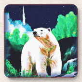 Polair Beer in de natuur. Bestel nu Bier Onderzetter (Voorkant)