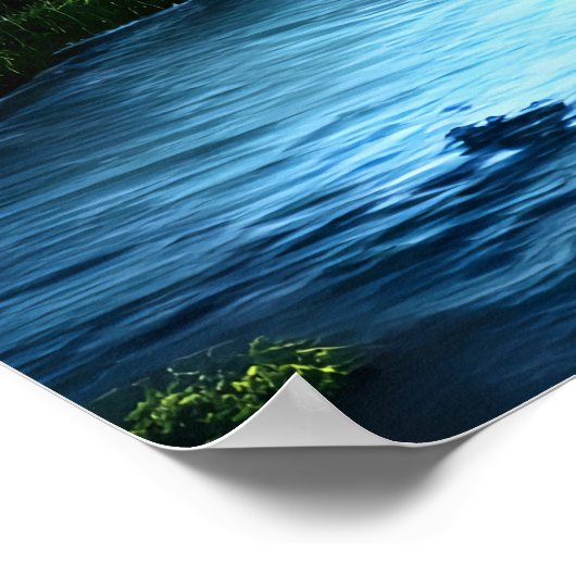 Polair beer in de Oasis | AI Art Poster (Hoek)