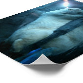 Polair Beer in gebeden 2 Poster (Hoek)