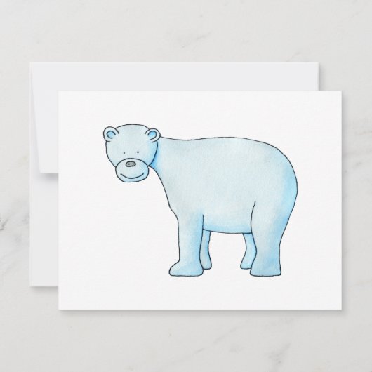 Polair Beer. Kaart (Achterkant)