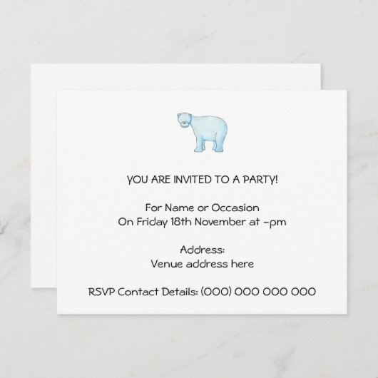 Polair Beer. Kaart (Voorkant / Achterkant)