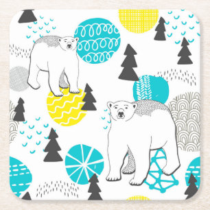 Polair beer kartonnen onderzetters