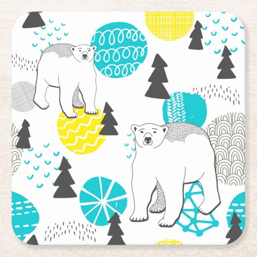 Polair beer kartonnen onderzetters (Voorkant)