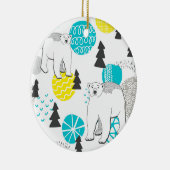 Polair beer keramisch ornament (Rechts)