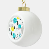 Polair beer keramische bal ornament (Rechts)