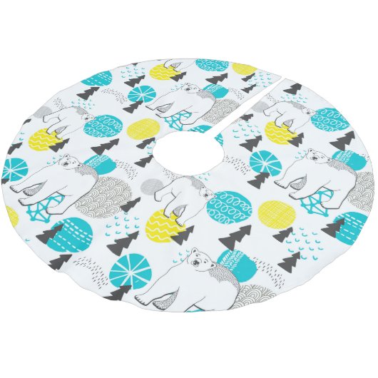 Polair beer kerstboom rok (Gekanteld)