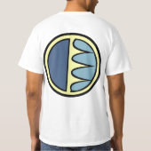 Polair Beer Kunst T-shirt Mannen Polar Beer Shirt (Achterkant)