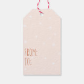 Polair beer - Laat het sneeuwen - kerstcadeautje L Cadeaulabel (Achterkant)