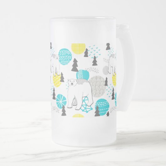 Polair beer matglas bierpul (Voorkant rechts)