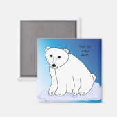 Polair Beer met bericht Magneet (Voorkant / Achterkant)