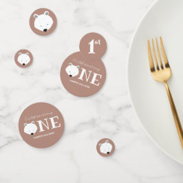 Polair Beer met één staartdier eerste geboorte Confetti