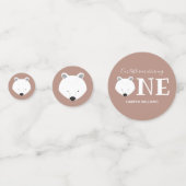 Polair Beer met één staartdier eerste geboorte Confetti (Voorkanten)