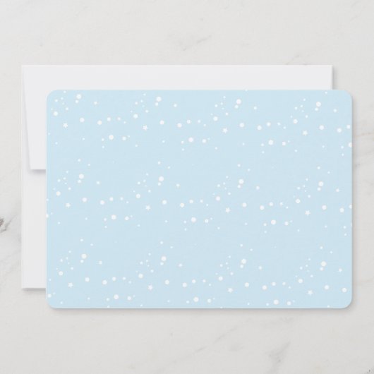 Polair Beer met één winterdier op 1 zaterdag Kaart (Achterkant)