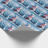 Polair Beer met hart Cadeaupapier (Hoek)