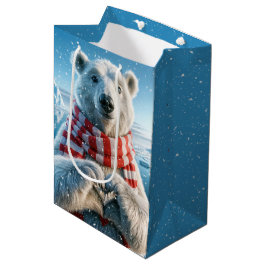 Polair Beer met hartpoten Medium Cadeauzakje