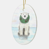 Polair Beer met Holiday Wreath Ornament (Links)