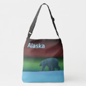 Polair Beer met lichte verlichting - Alaska Crossbody Tas (Achterkant)